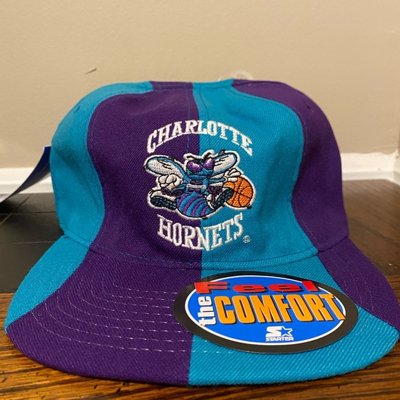 Starter Accessories Vintage 9s Charlotte Hornets Hat Poshmark